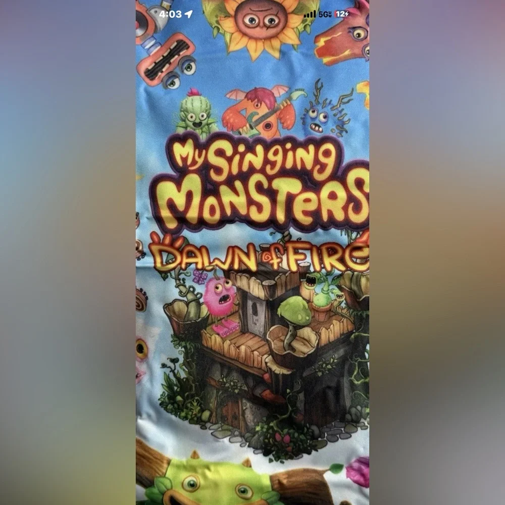 My Singing Monsters Backpack/Bookbag Multi, Unisex NWT
